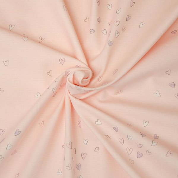Baby Coeur rosa bunte Herzen  150 cm